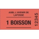 Tickets en rouleaux 100% personnalisés